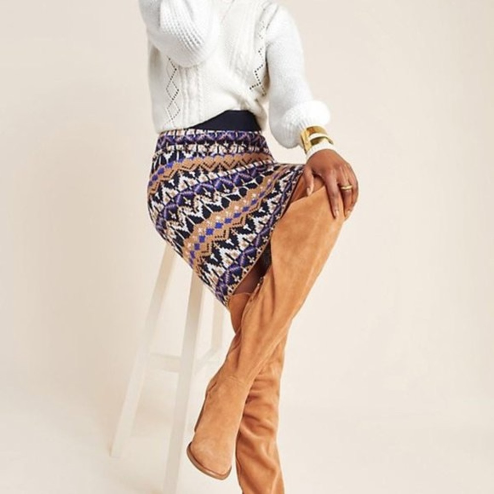 Anthropologie Saoirse Sweater Midi Skirt